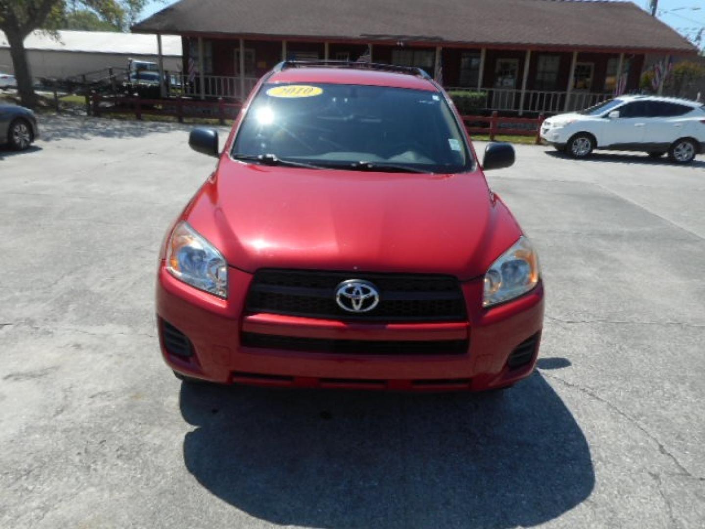 2010 RED TOYOTA RAV4 BASE (JTMZF4DV4AD) , located at 1200 Cassat Avenue, Jacksonville, FL, 32205, (904) 695-1885, 30.302404, -81.731033 - Photo#0